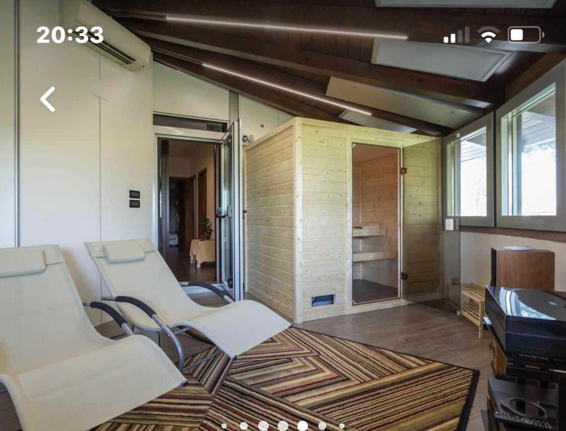 Nifty Intera Villa Con Piscina Relax, Idromassaggio E Sauna Muscletto Eksteriør billede